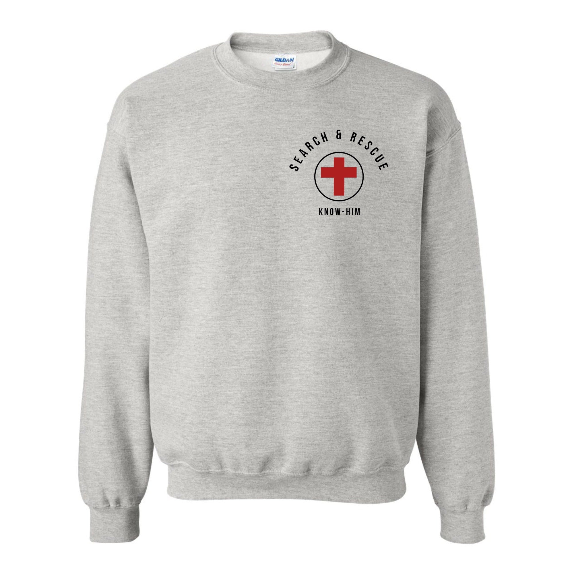 Search and Rescue (Sports Grey) - Crewneck