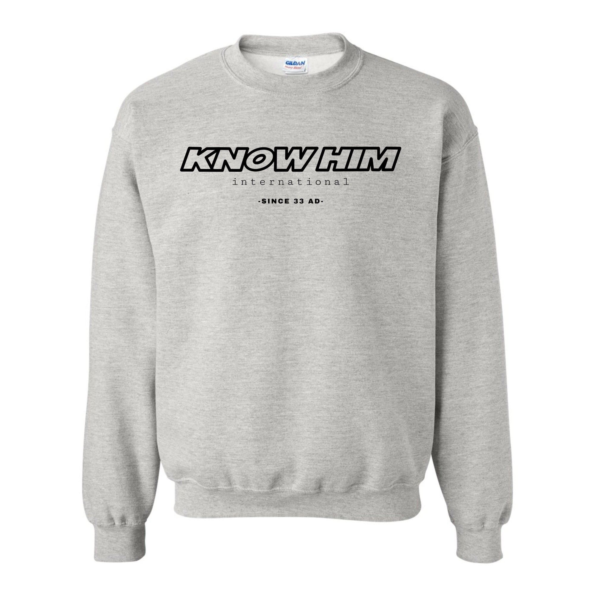 Know Him International (Sports Grey) - Crewneck