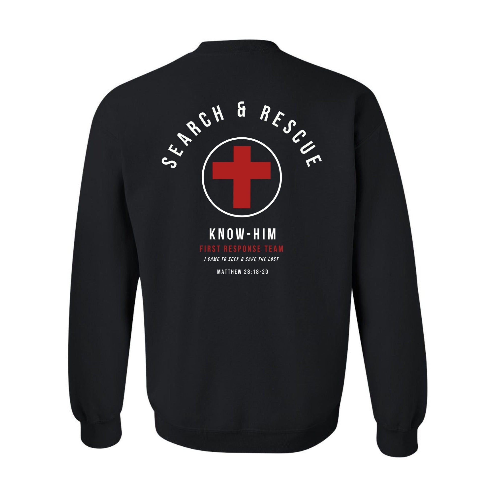 Search and Rescue (Black) - Crewneck