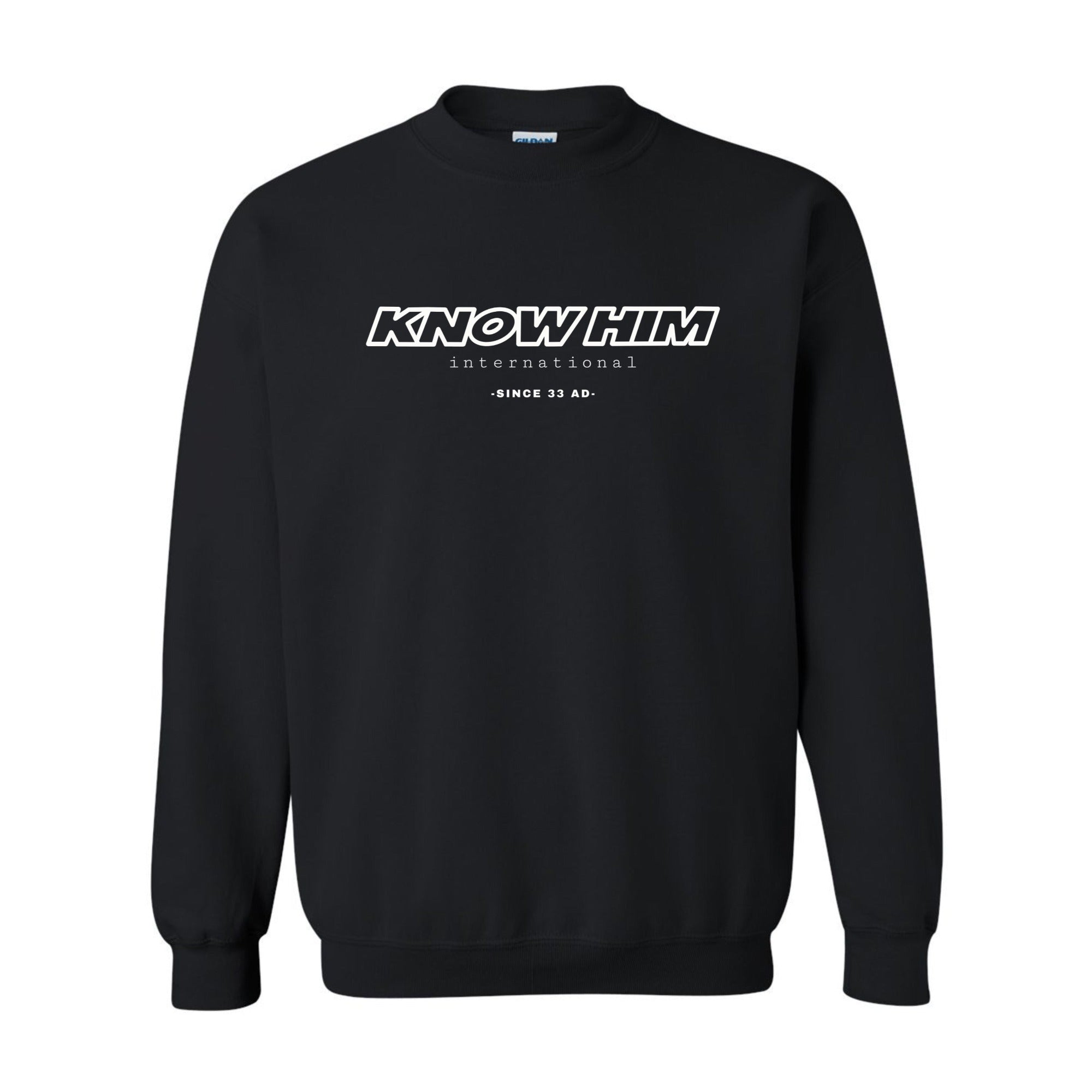 Know Him International (Black) - Crewneck