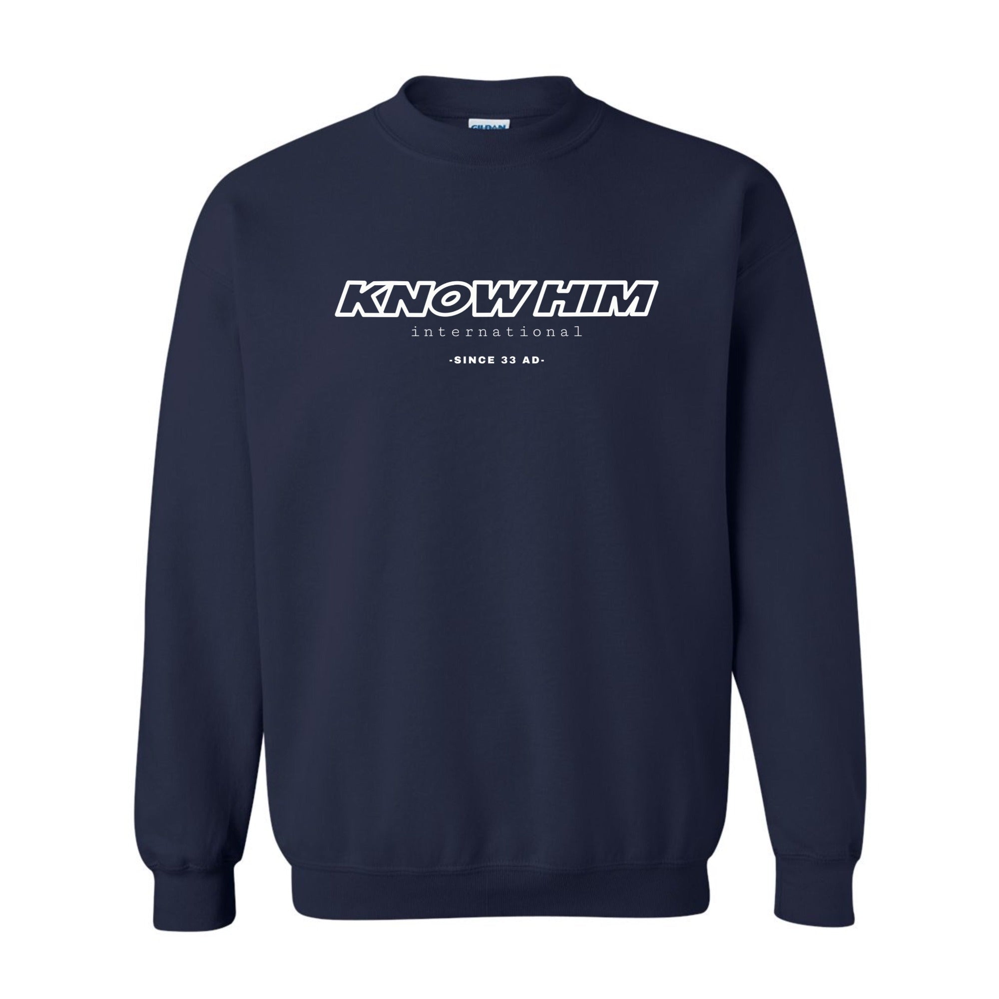 Know Him International (Midnight Blue) - Crewneck