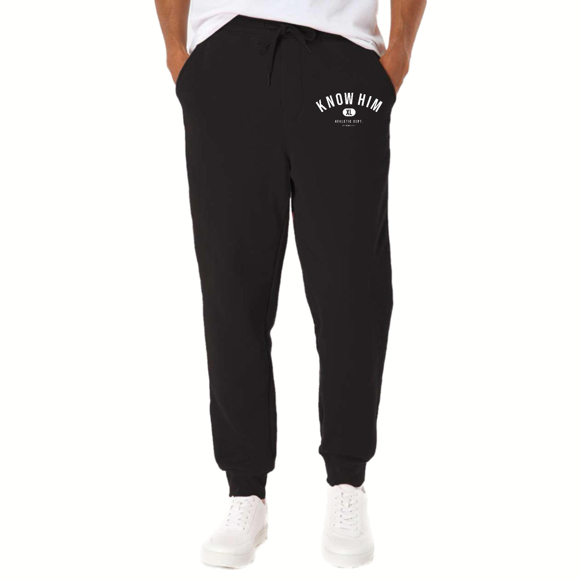 Know Him Athletic Department (Black) - Sweatpants