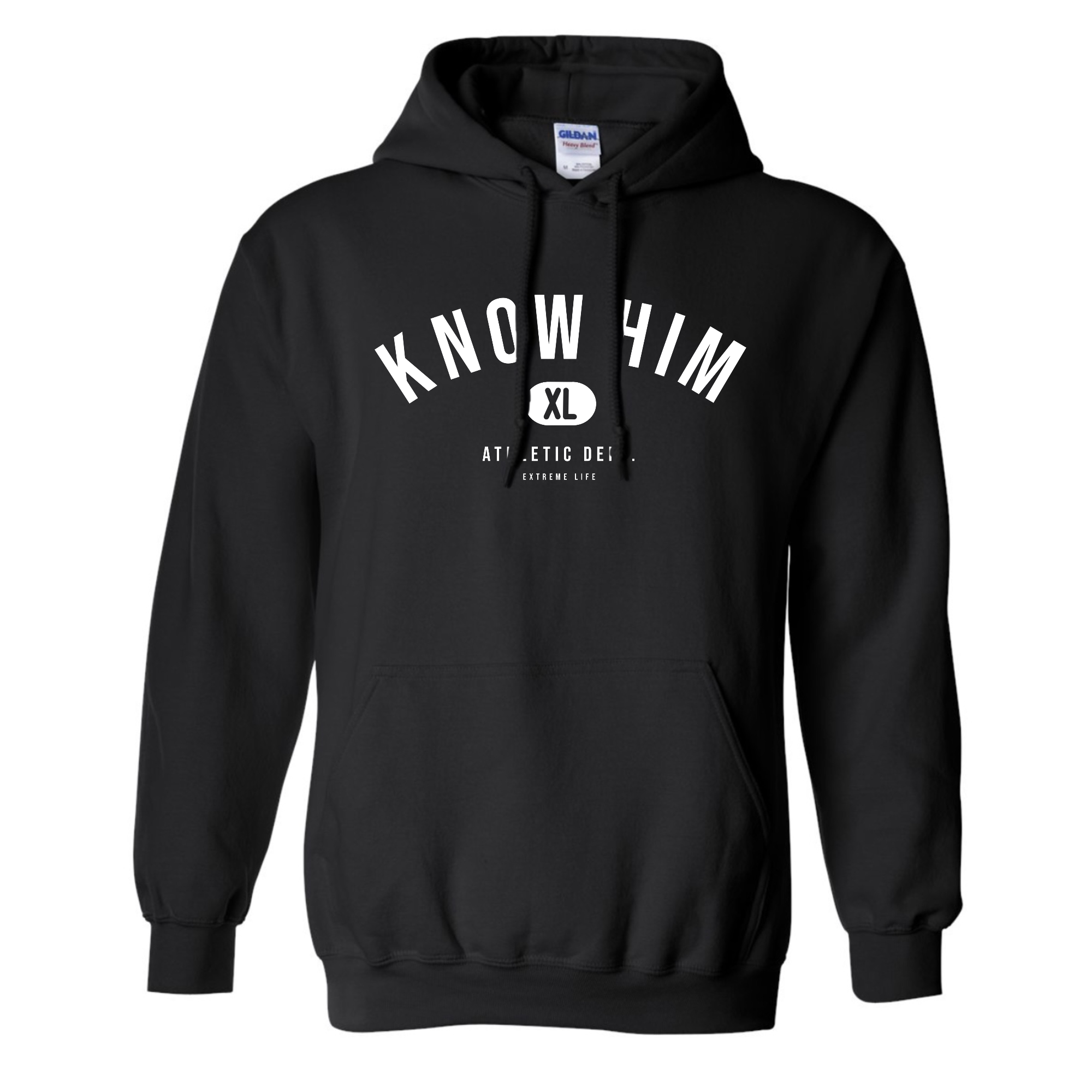 Know Him Athletic Department (Black) - Hoodie