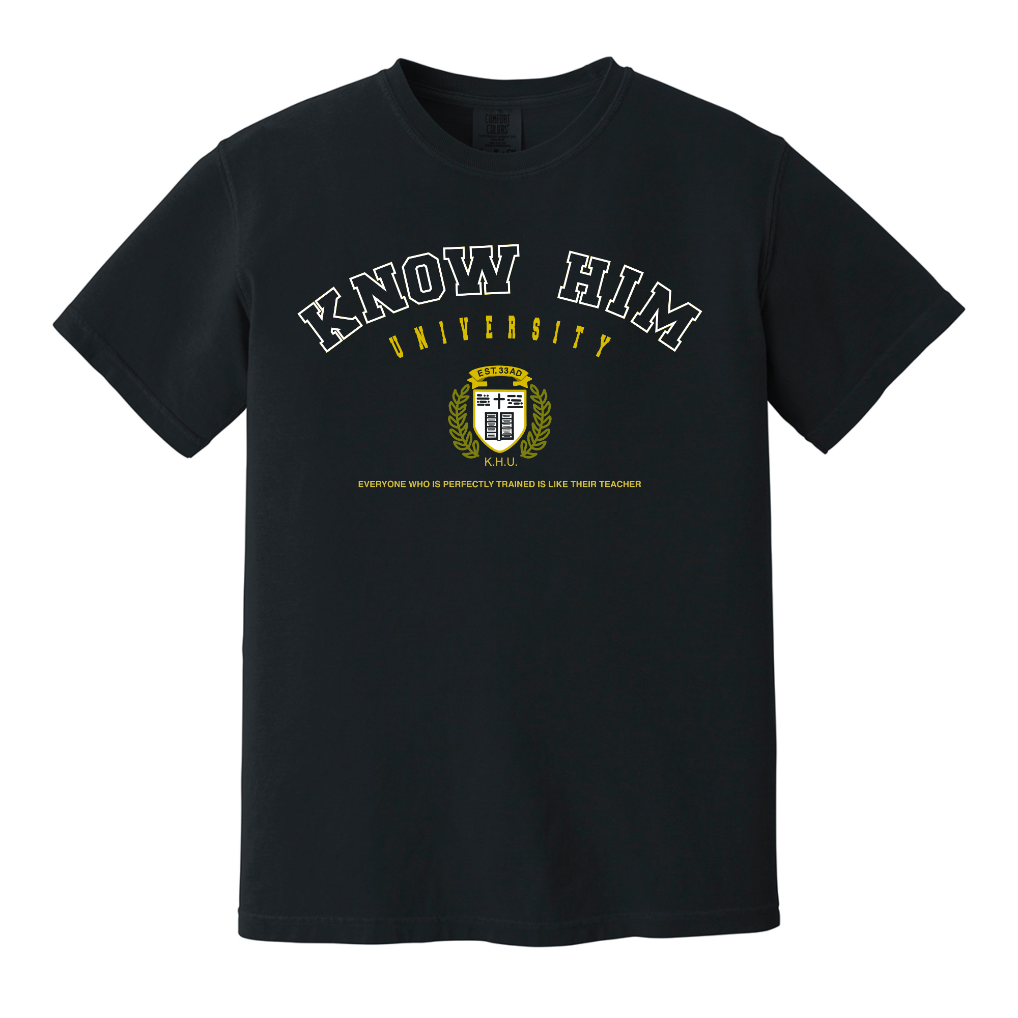 Know Him University (Black) - Shirt
