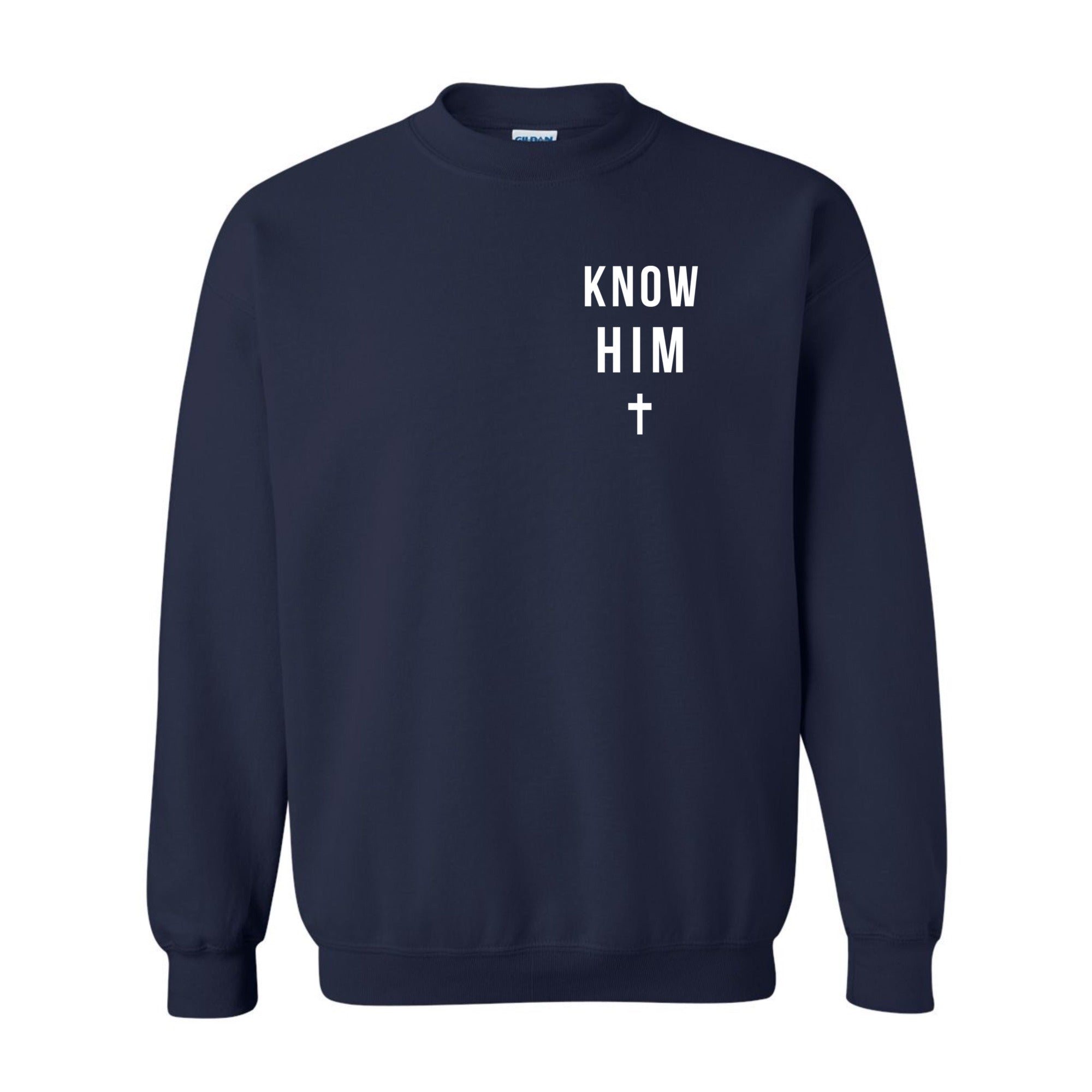 Know Him (Midnight Blue) - Crewneck