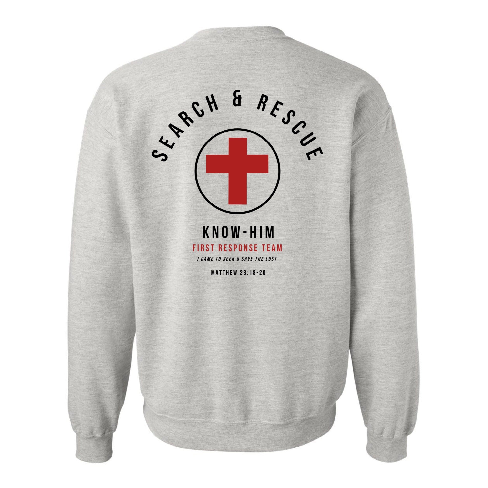 Search and Rescue (Sports Grey) - Crewneck