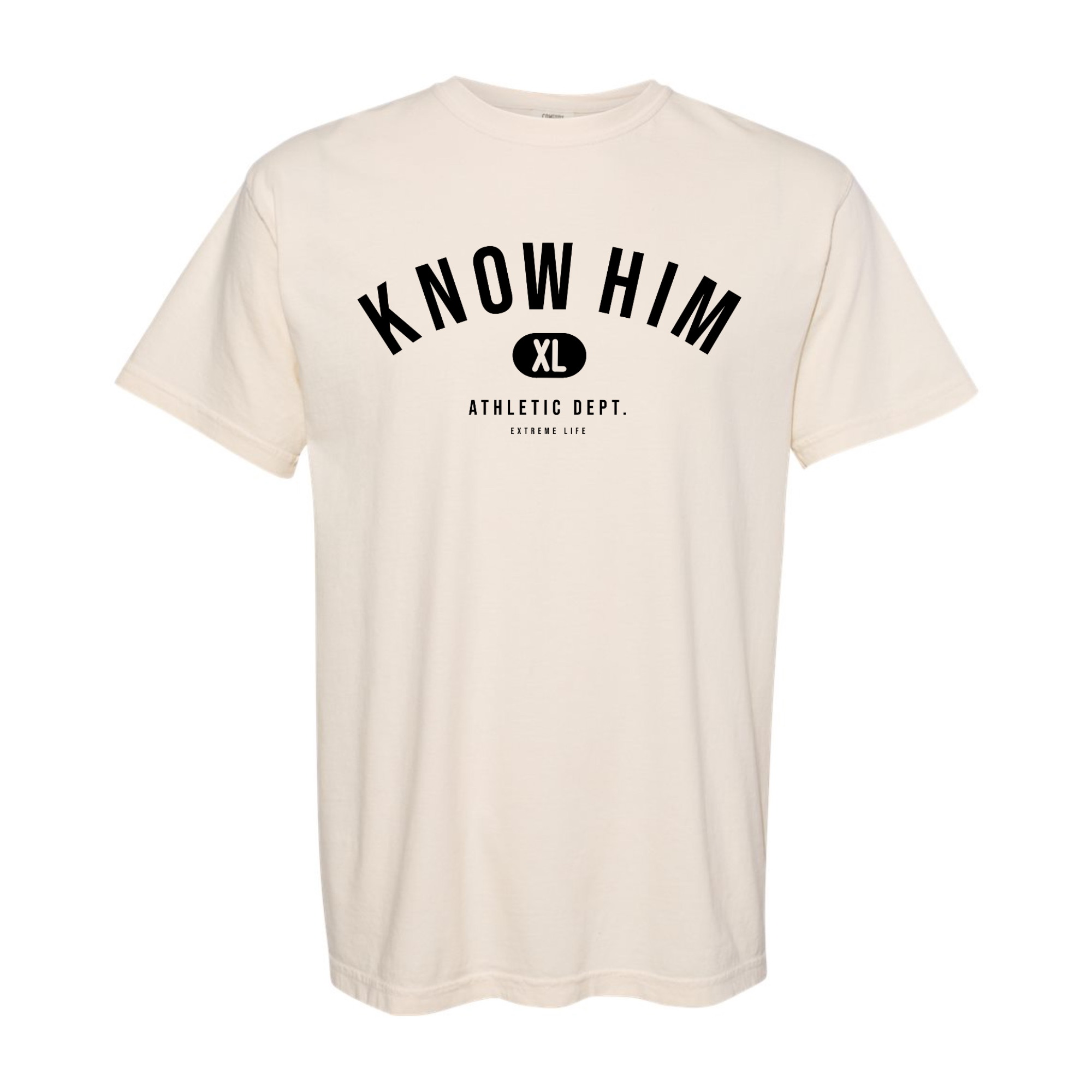 Know Him Athletic Department (Ivory) - Shirt