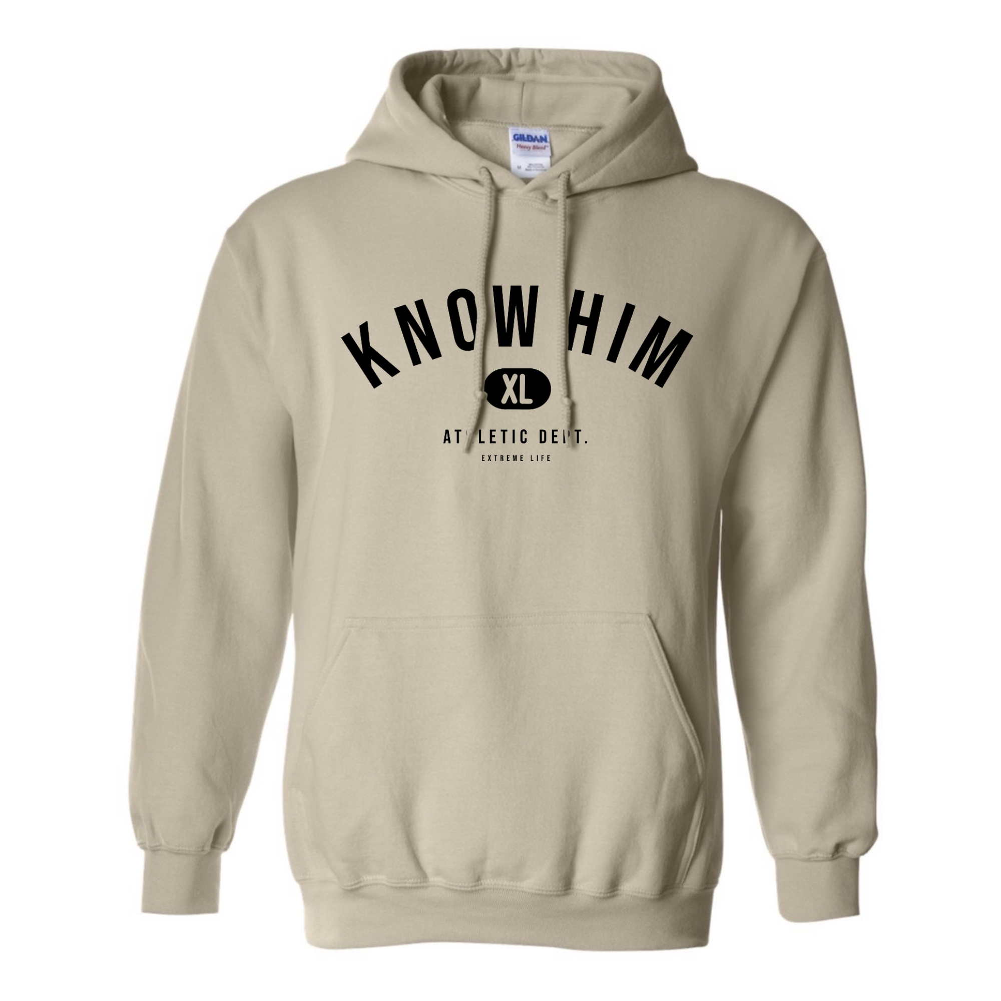 Know Him Athletic Department (Sand) - Hoodie