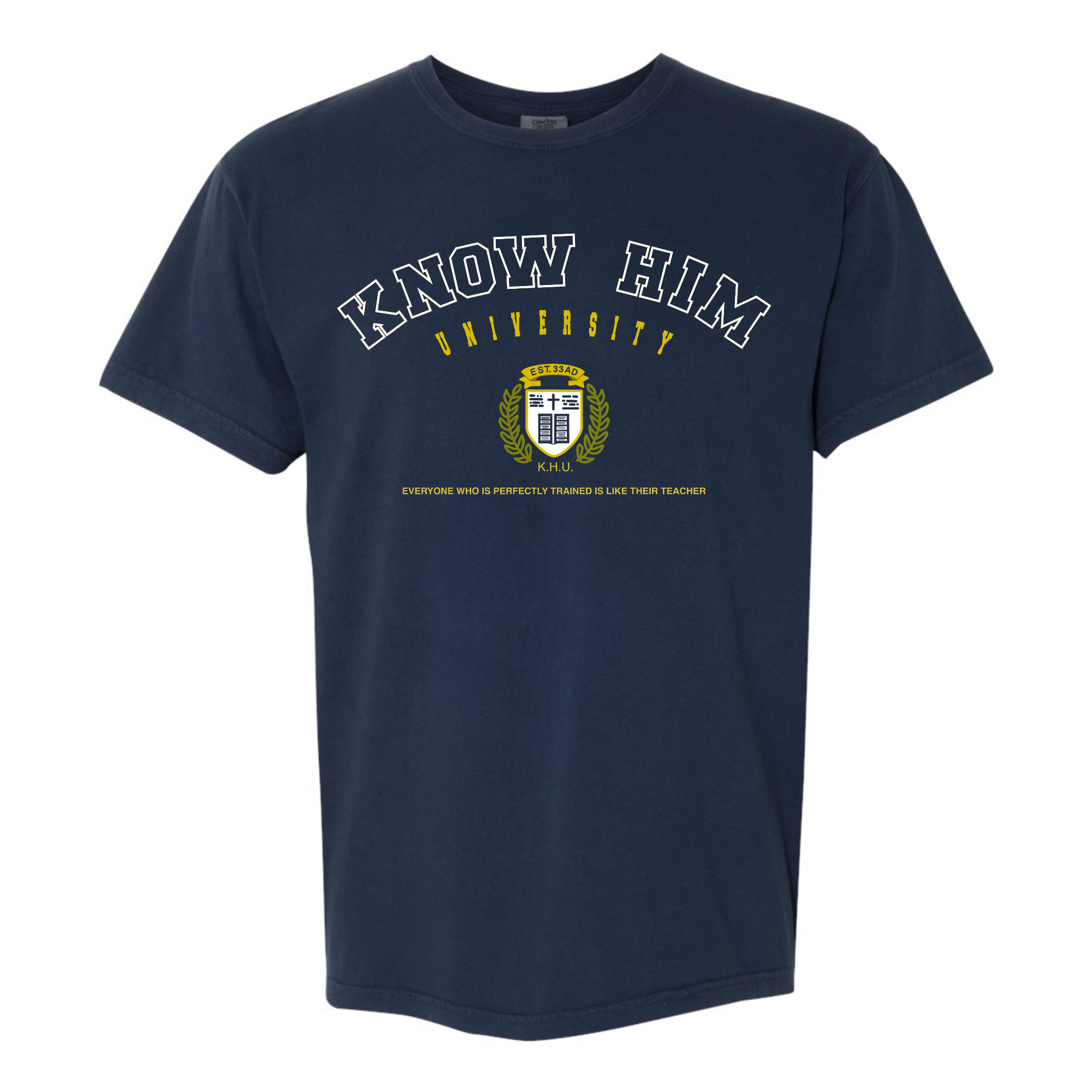Know Him University (Midnight Blue) - Shirt
