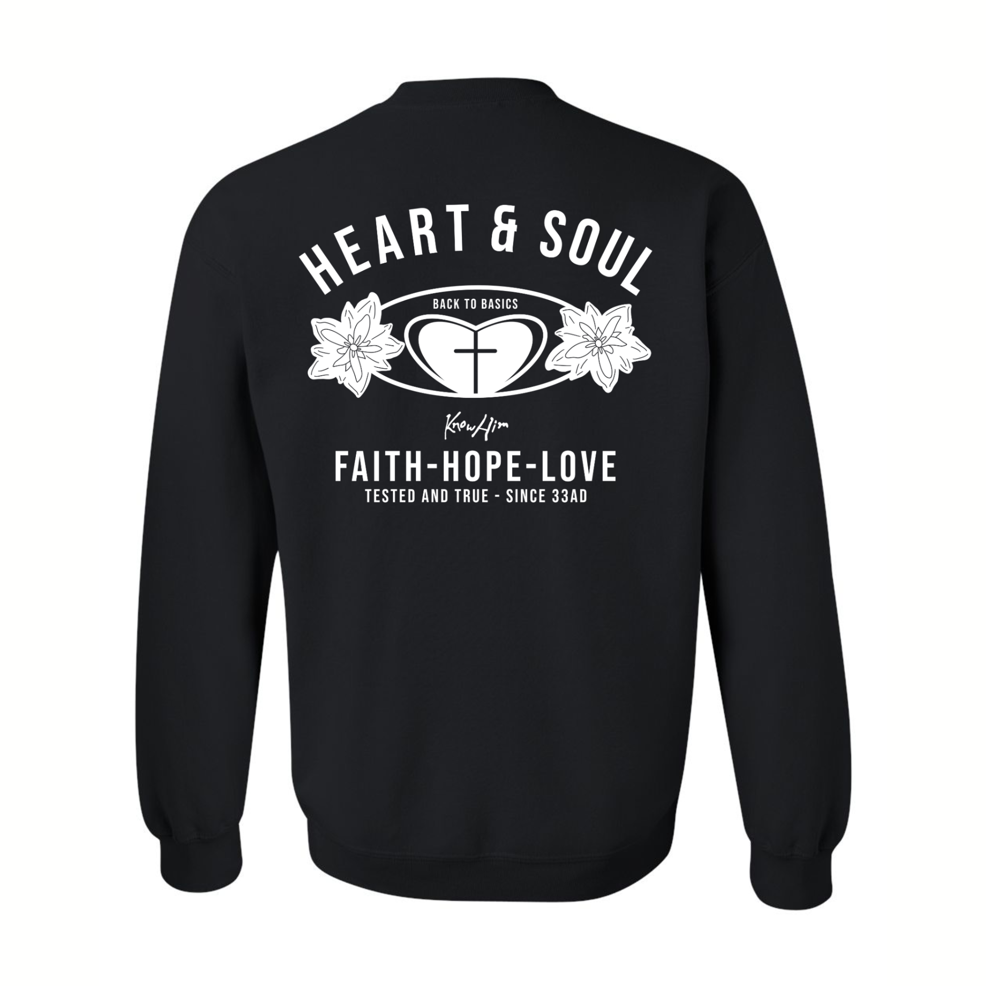 Heart and Soul (Black) - Crewneck