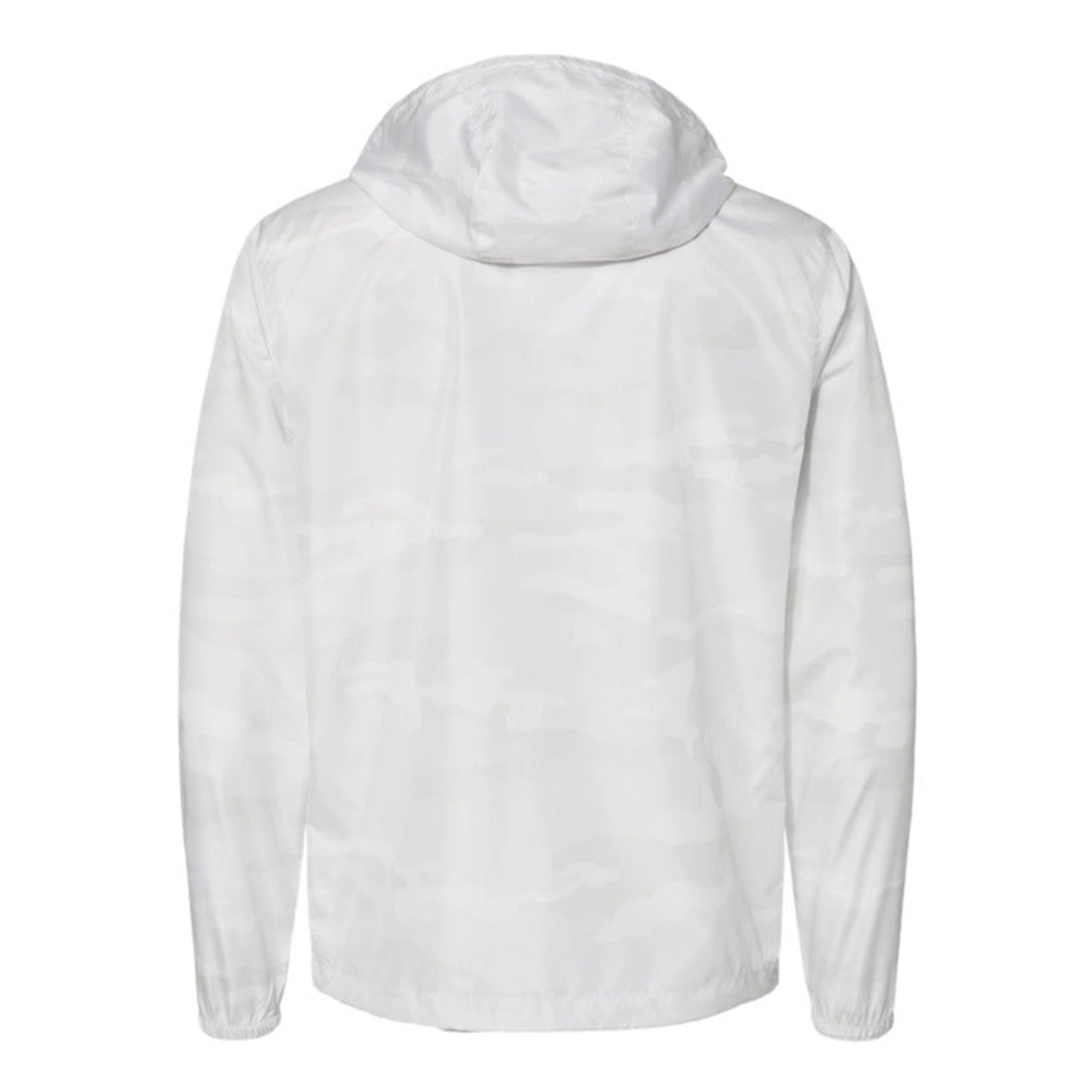 Know Him Basics Logo (White Camo) - Lightweight Windbreaker Full-Zip Jacket