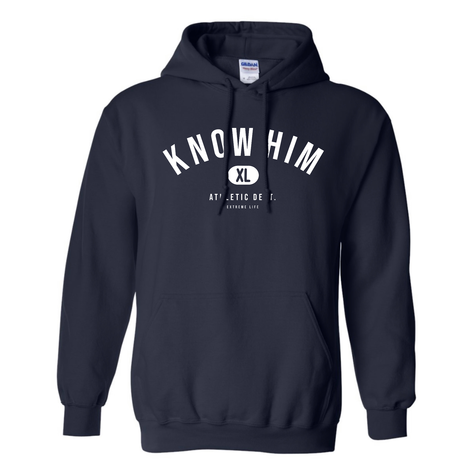 Know Him Athletic Department (Midnight Blue) - Hoodie