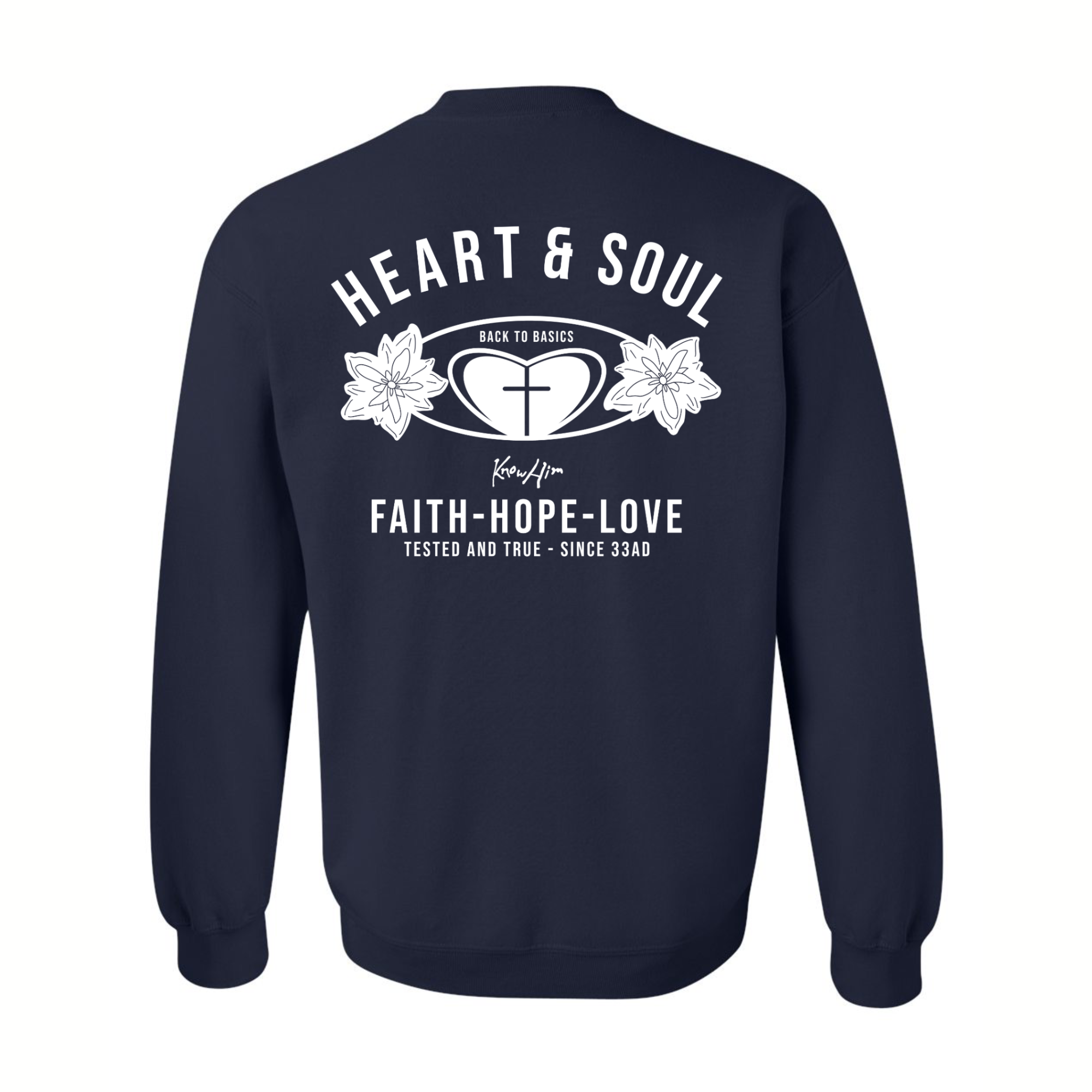 Heart and Soul (Midnight Blue) - Crewneck